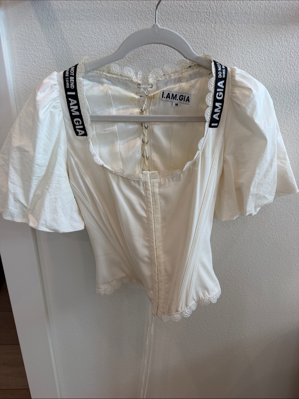 I.AM.GIA Corset Top with Branded Straps